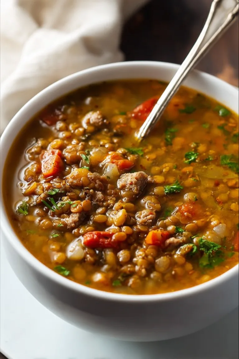 Lentil Sausage Soup Recipe (Easy One-Pot Comfort Food)