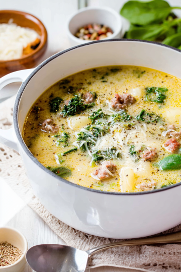 Keto Zuppa Toscana Soup