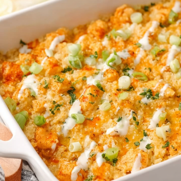 Paleo Buffalo Chicken Casserole