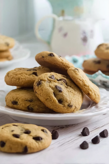 Bamboo Flour Chocolate Chip Cookies