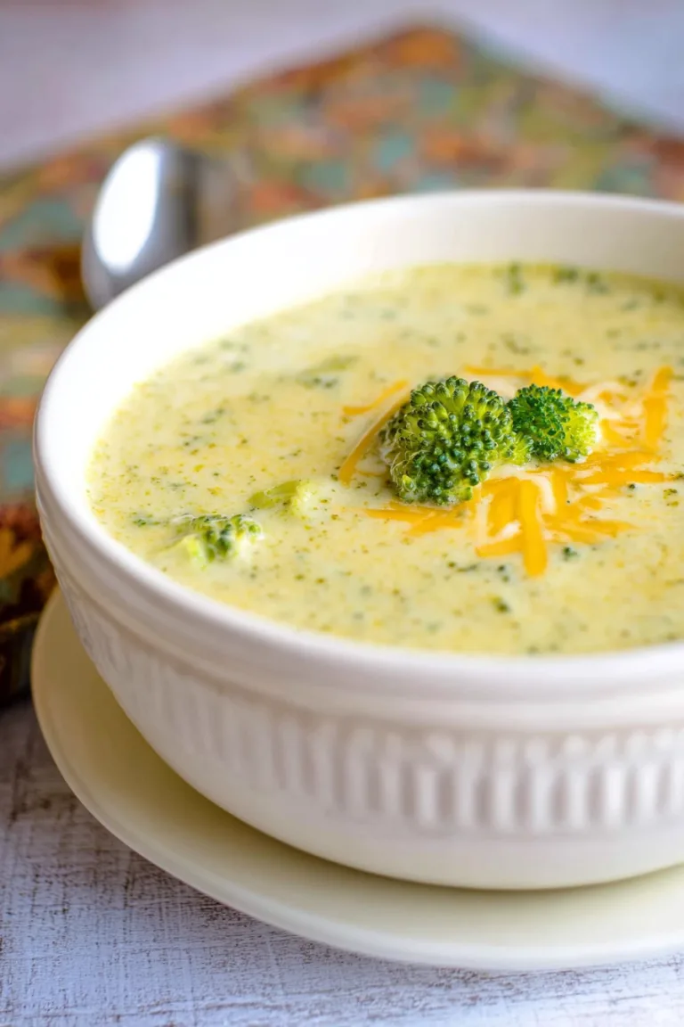 25-Minute Keto Broccoli Cheese Soup Recipe | Low Carb