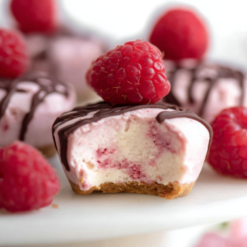 Keto Raspberry Cheesecake Bites