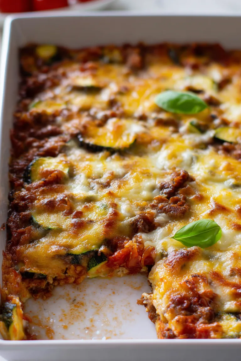 Zucchini Pizza Casserole (Low-Carb & Gluten-Free)