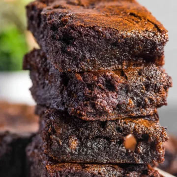 Fudgy Avocado Brownies