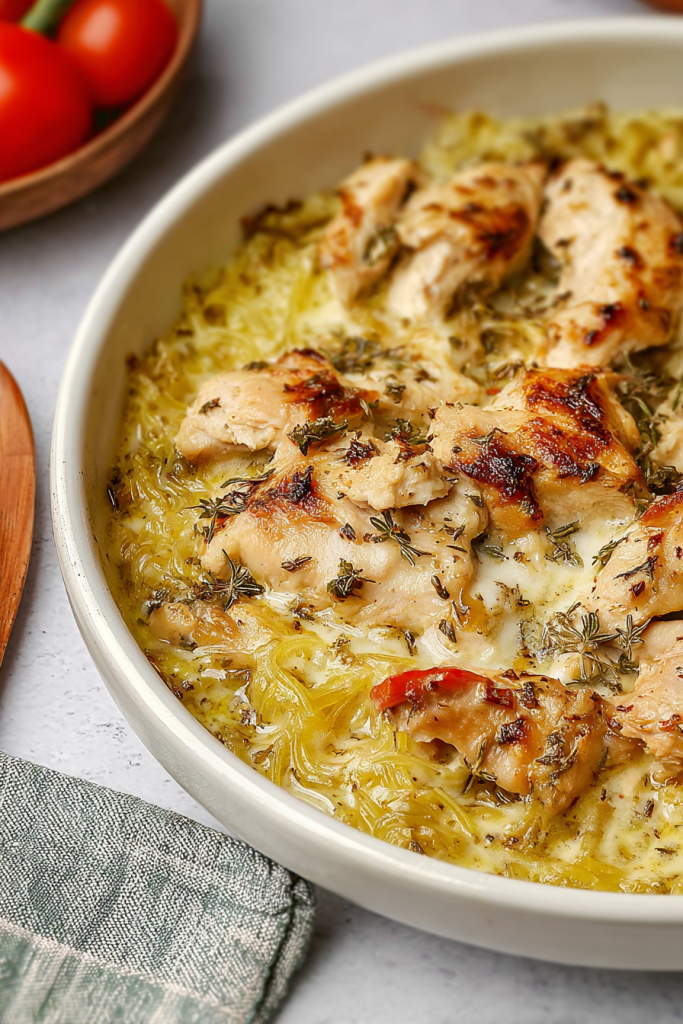 Creamy Boursin Chicken Bake