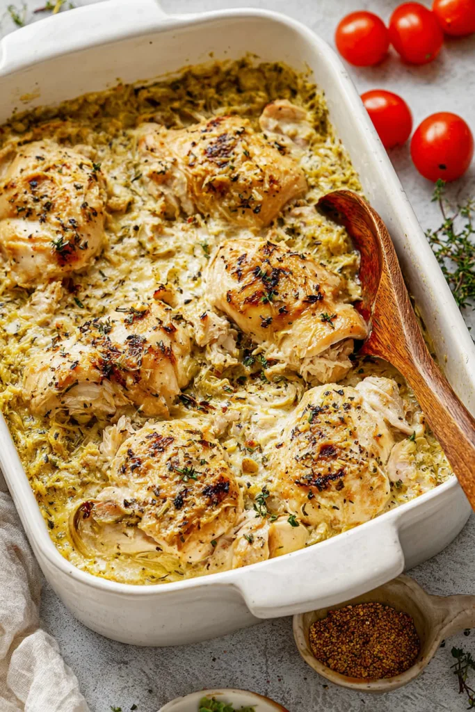 Creamy Boursin Chicken Bake