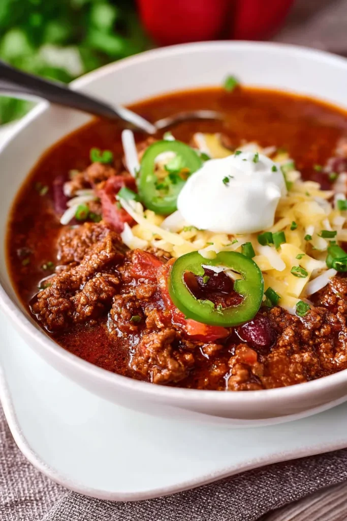 Keto chili recipe
