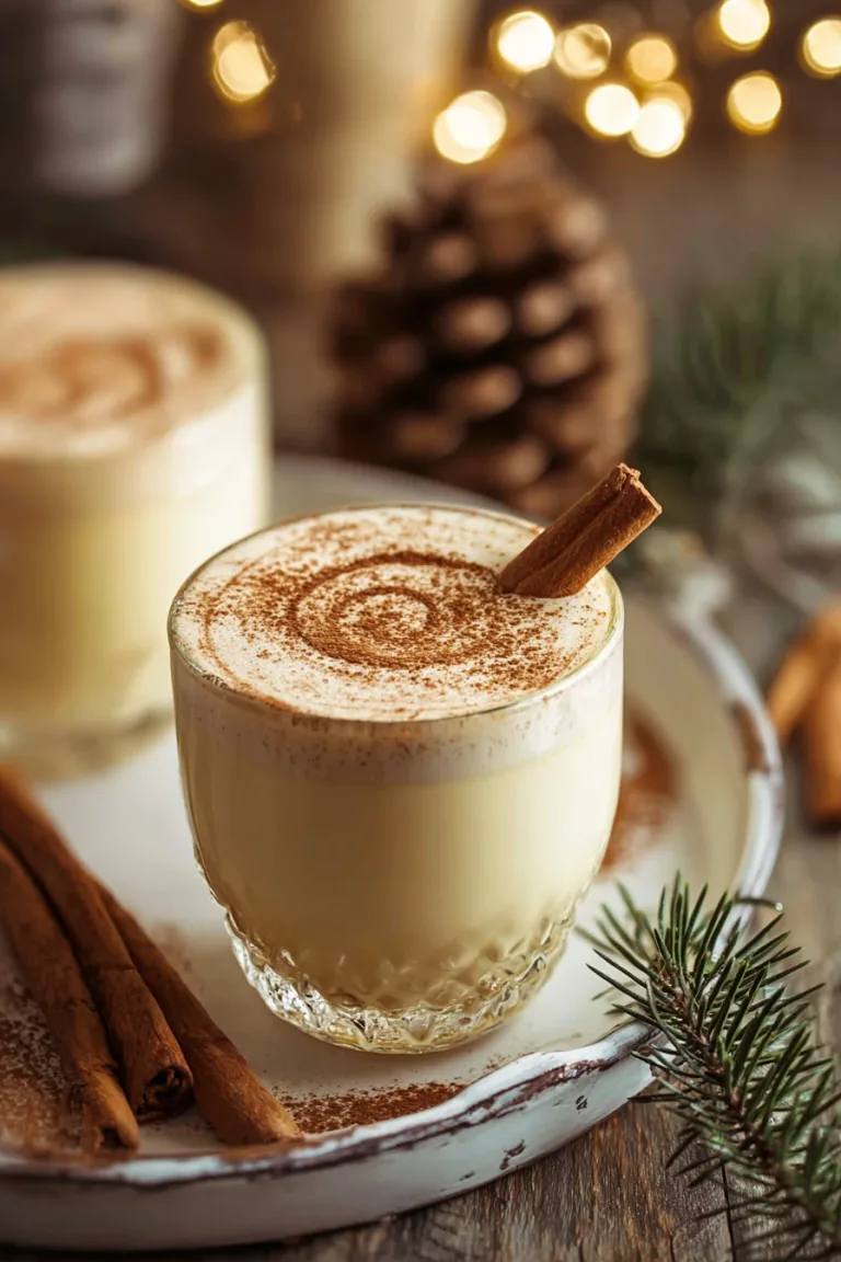 Creamy Keto Eggnog (Cooked & Sugar-Free)