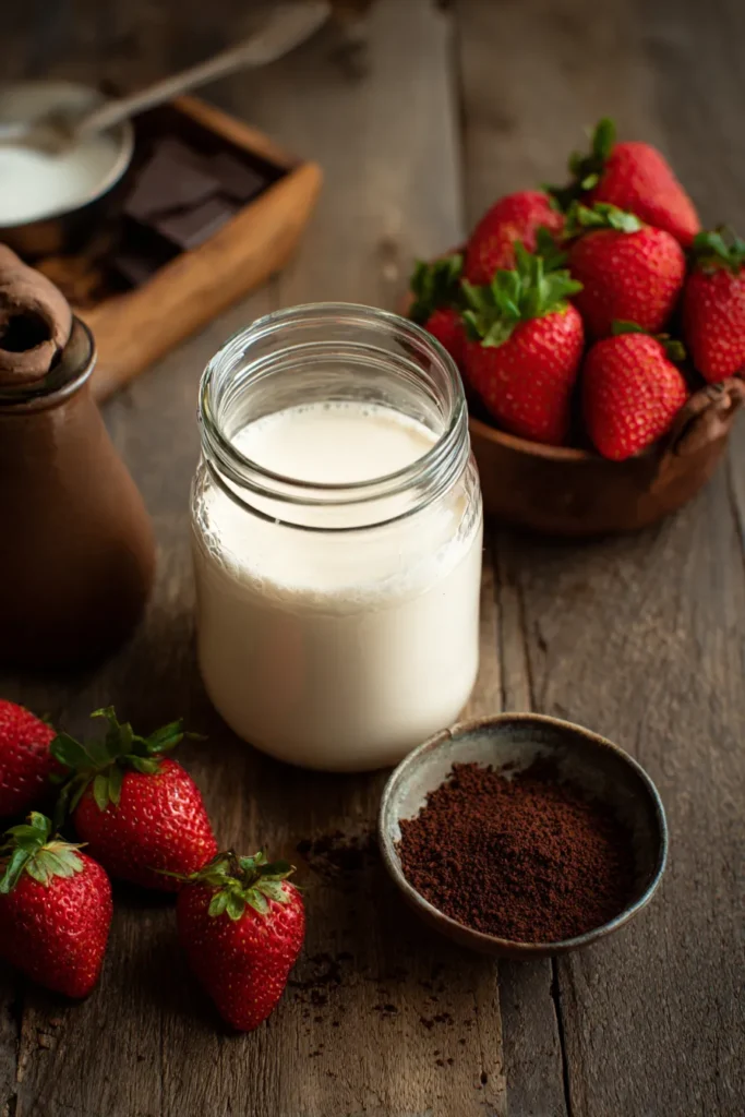 Mason jar ice cream