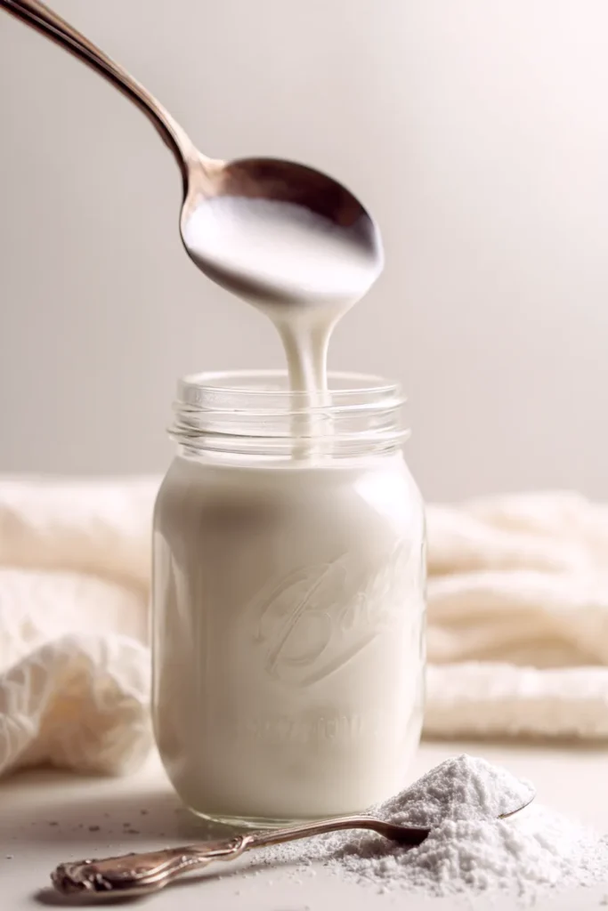 Mason jar ice cream