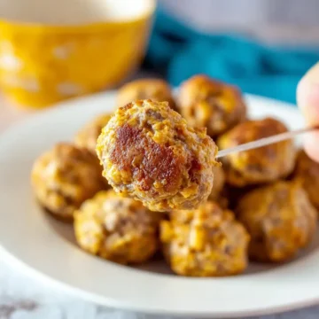 Easy Keto Sausage Balls with Cream Cheese