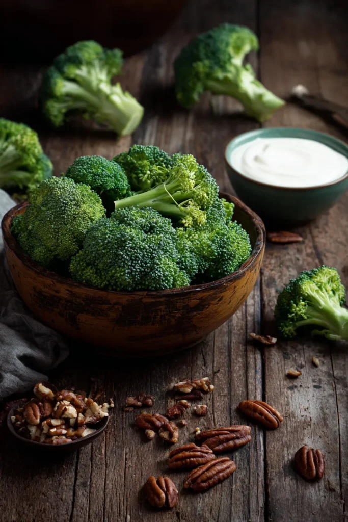 Keto broccoli salad