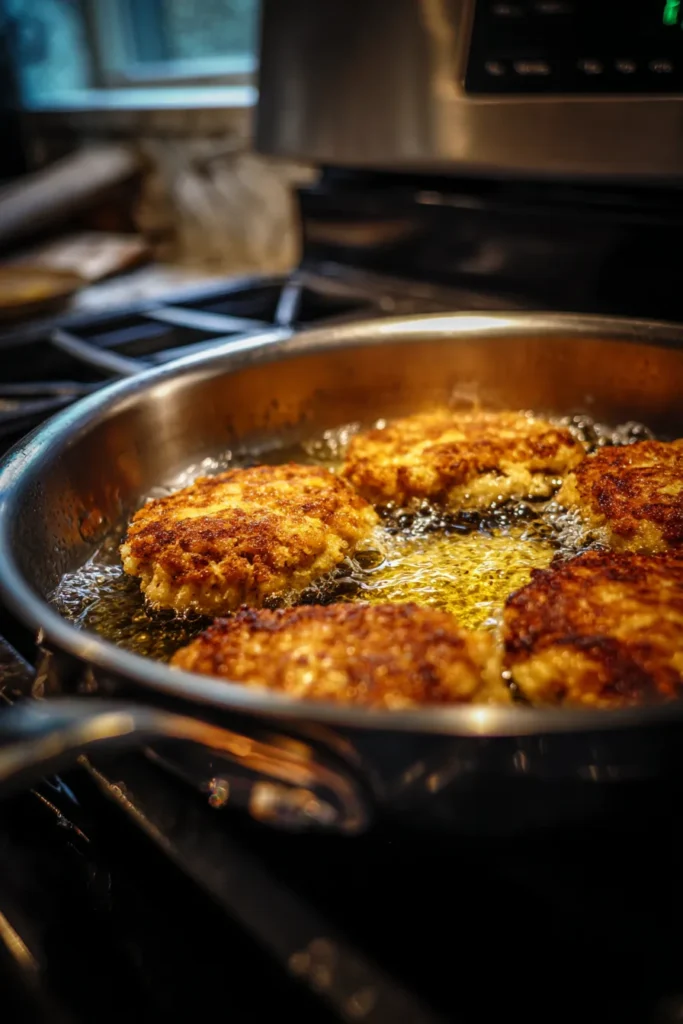 Broccoli chicken fritters