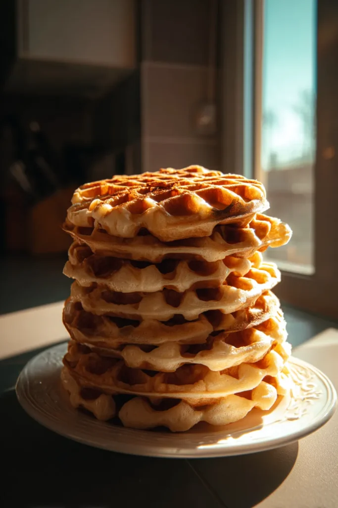 High-protein waffles