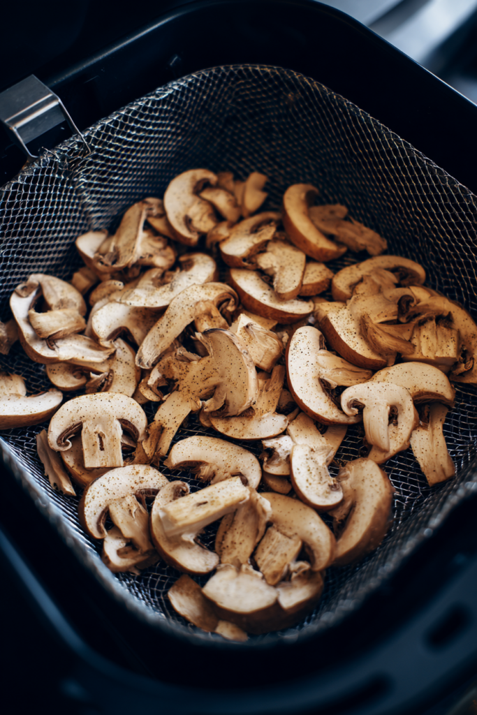 Keto air fryer mushrooms