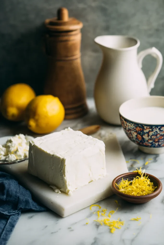 keto lemon berry cheesecake salad