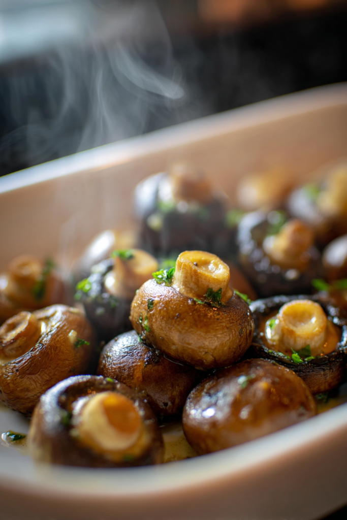 Keto air fryer mushrooms
