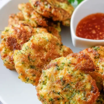 Broccoli Chicken Fritters