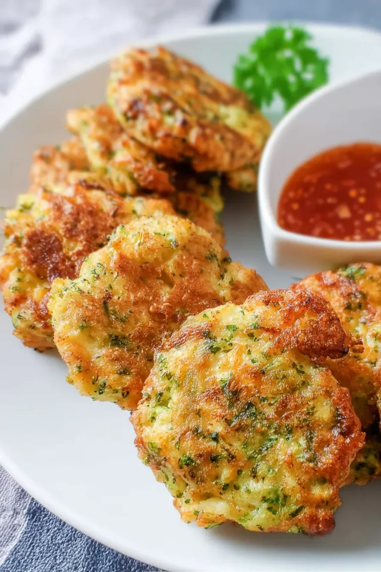 Broccoli Chicken Fritters