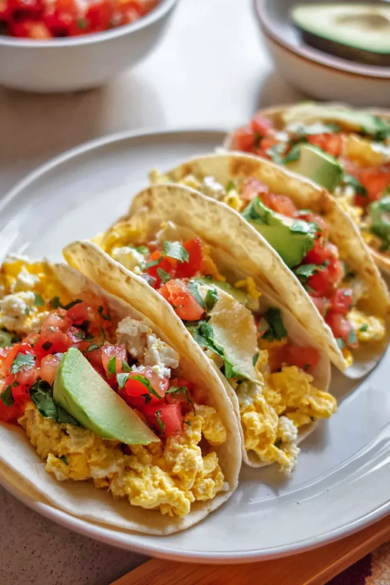 Creamy Cottage Cheese Breakfast Tacos (Easy Recipe)