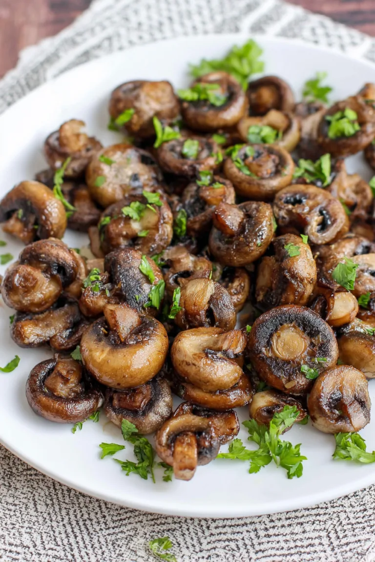 Keto Air Fryer Mushrooms