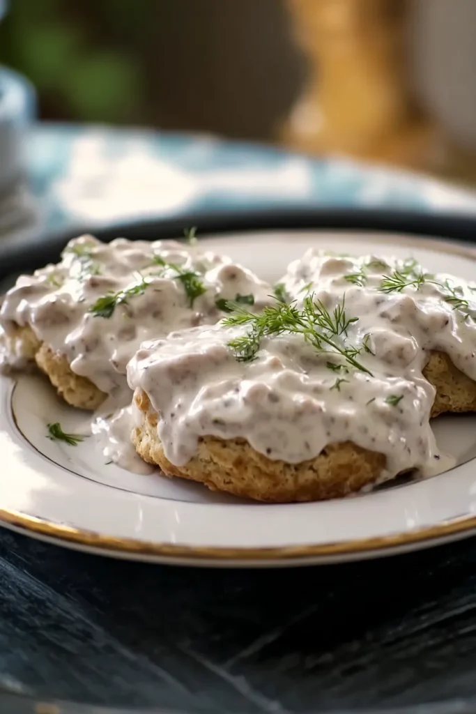 Keto Biscuits and Gravy