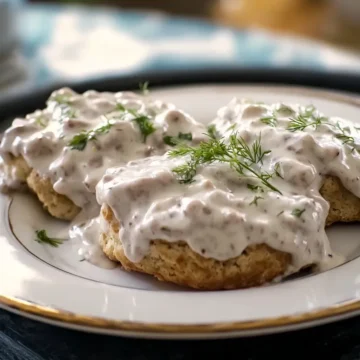 Keto Biscuits & Gravy