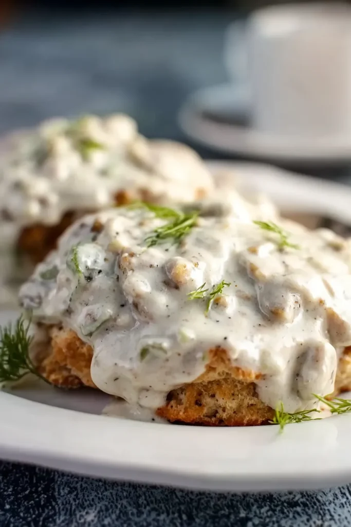 Keto Biscuits and Gravy