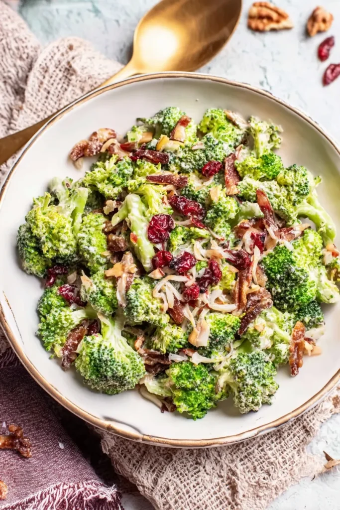 Keto broccoli salad