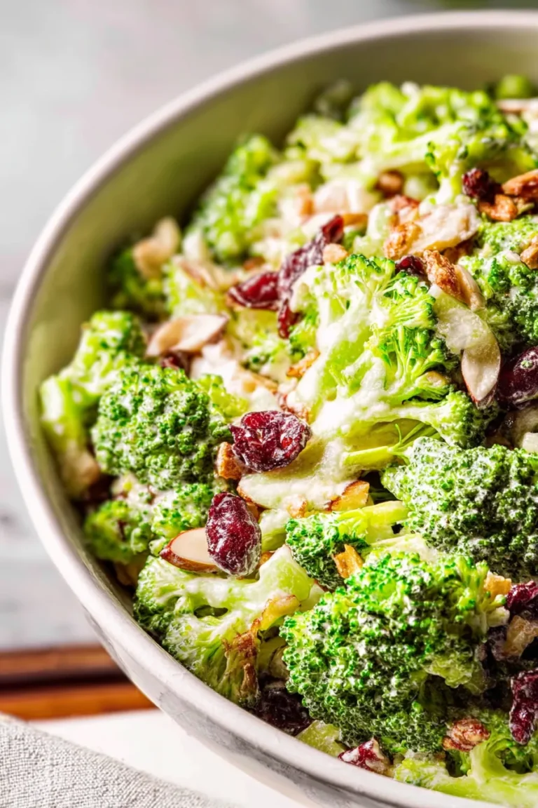 Best Keto Broccoli Salad {No Mayo} – Creamy & Crunchy