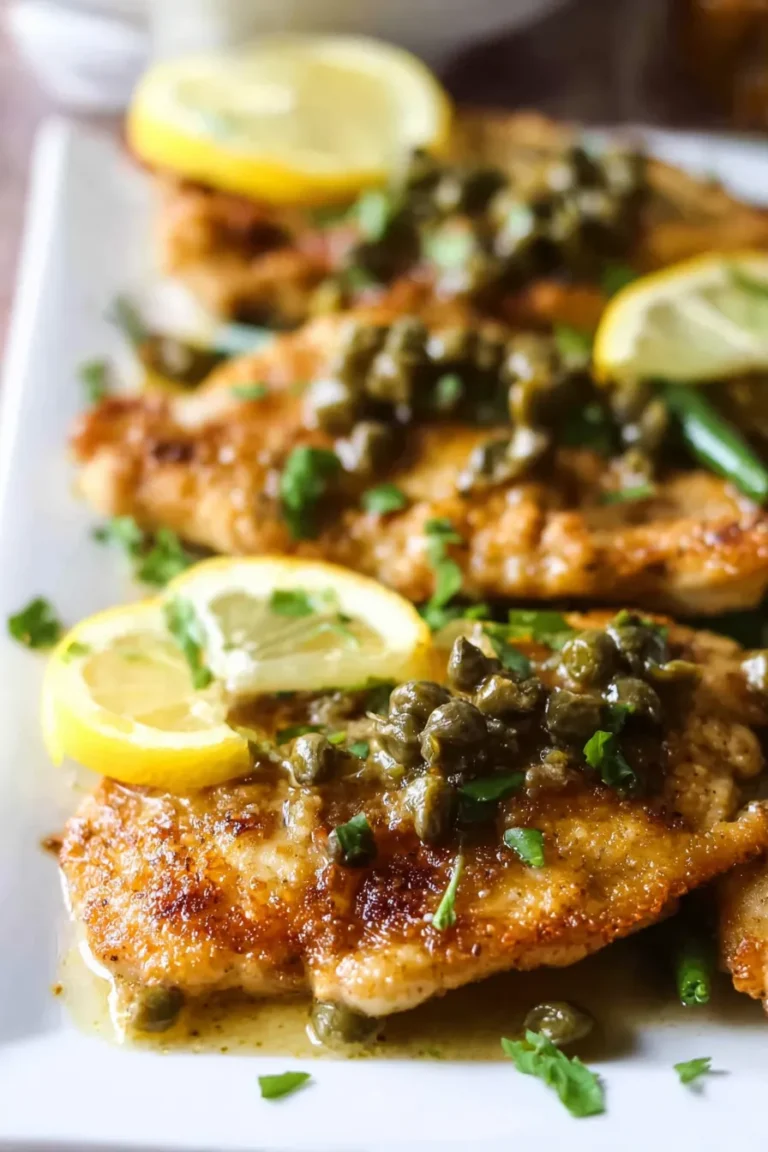 Low Carb Lemon Chicken Piccata (Quick & Easy)