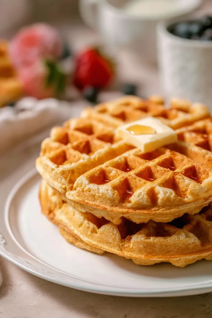 High-protein waffles