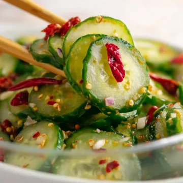 Viral Jar Cucumber Salad
