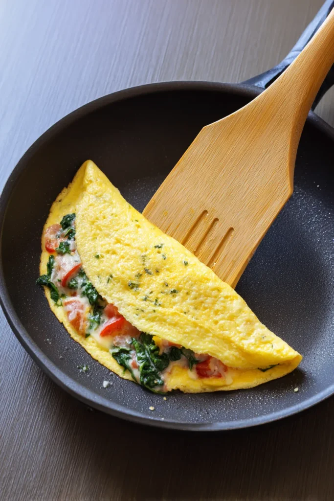 Low calorie omelette