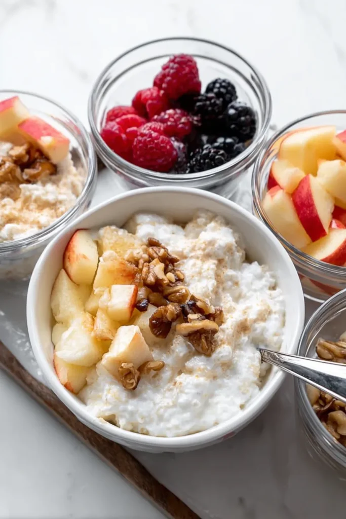 cottage cheese breakfast bowls
