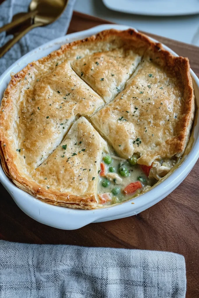 healthier chicken pot pie