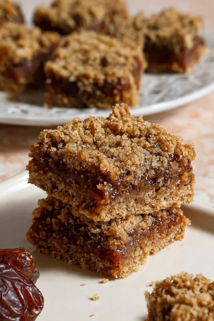 Healthy gluten-free date squares
