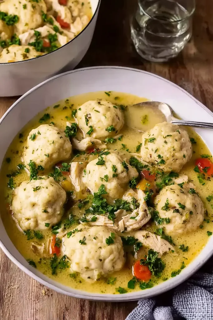 Keto Chicken and Dumplings
