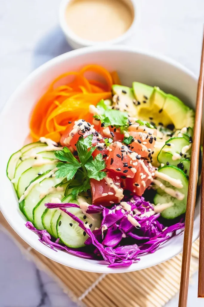 keto poke bowl