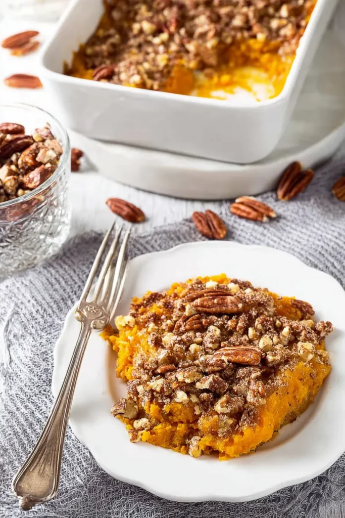 low carb sweet potato casserole