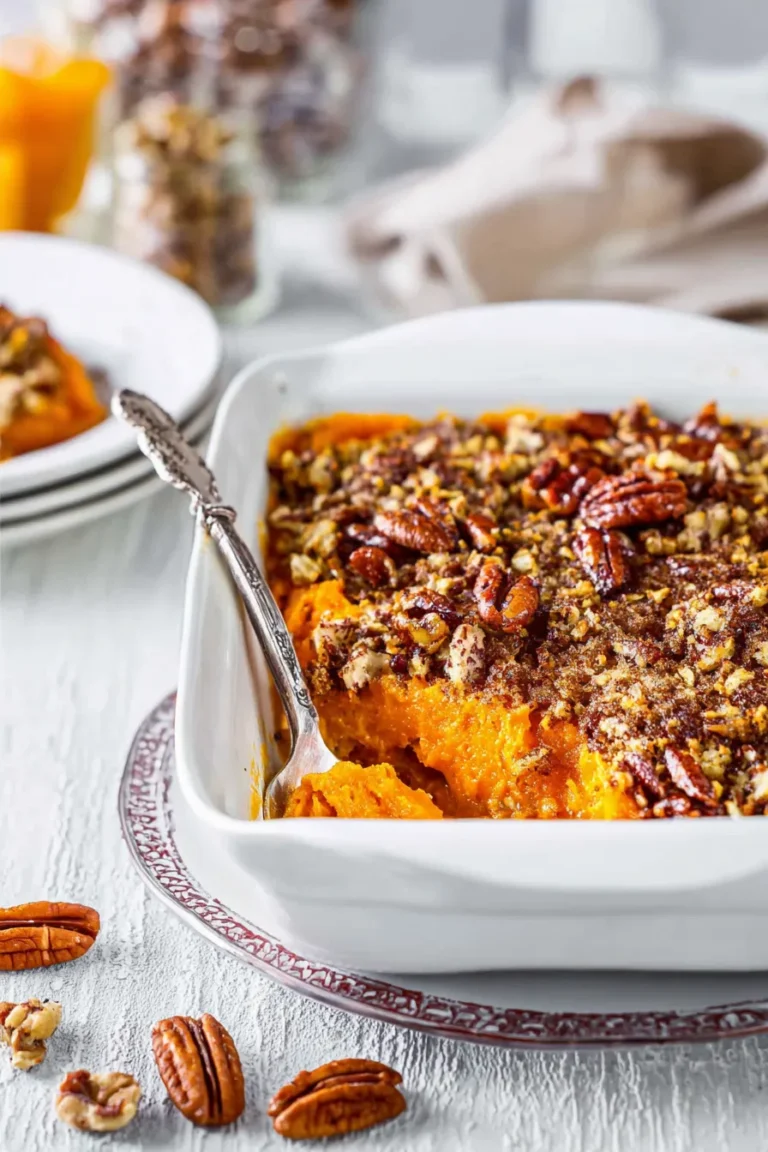 Low Carb Sweet Potato Casserole (Keto & Sugar-Free)