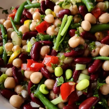 My Three Bean Salad (No Sugar Recipe)