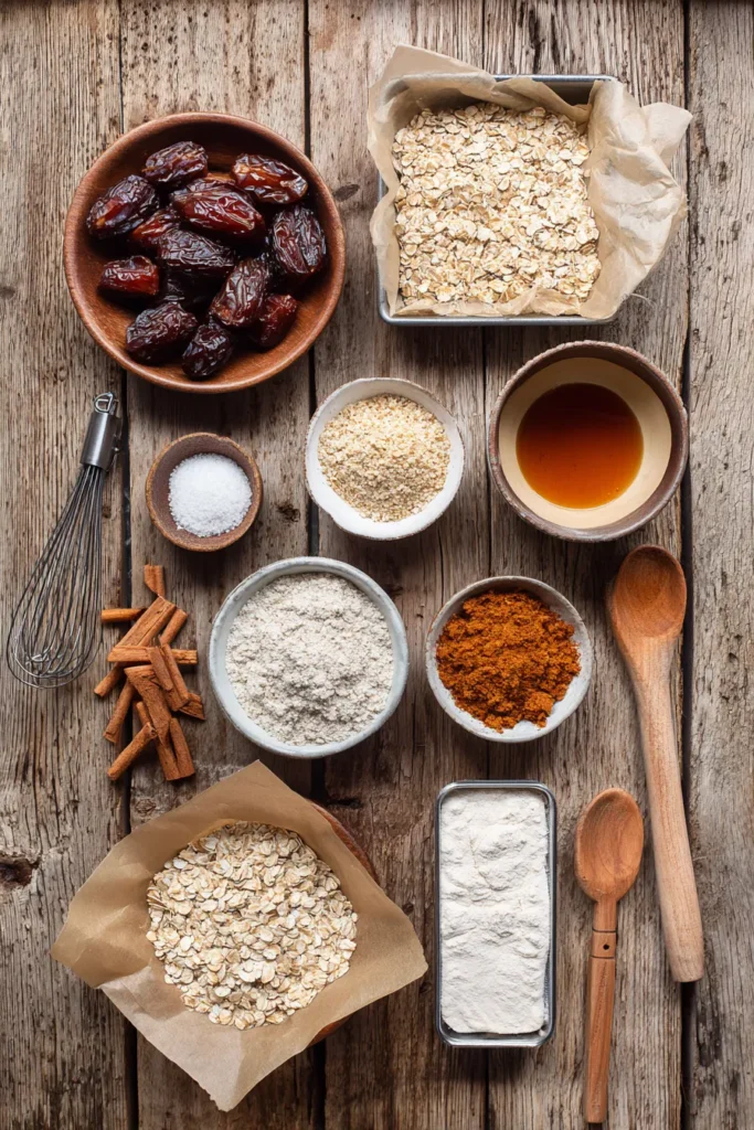 Healthy gluten-free date squares