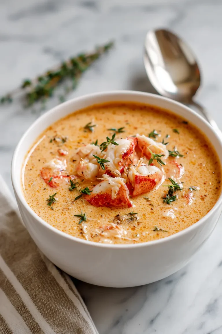 Dairy-Free Lobster Bisque with Coconut Milk