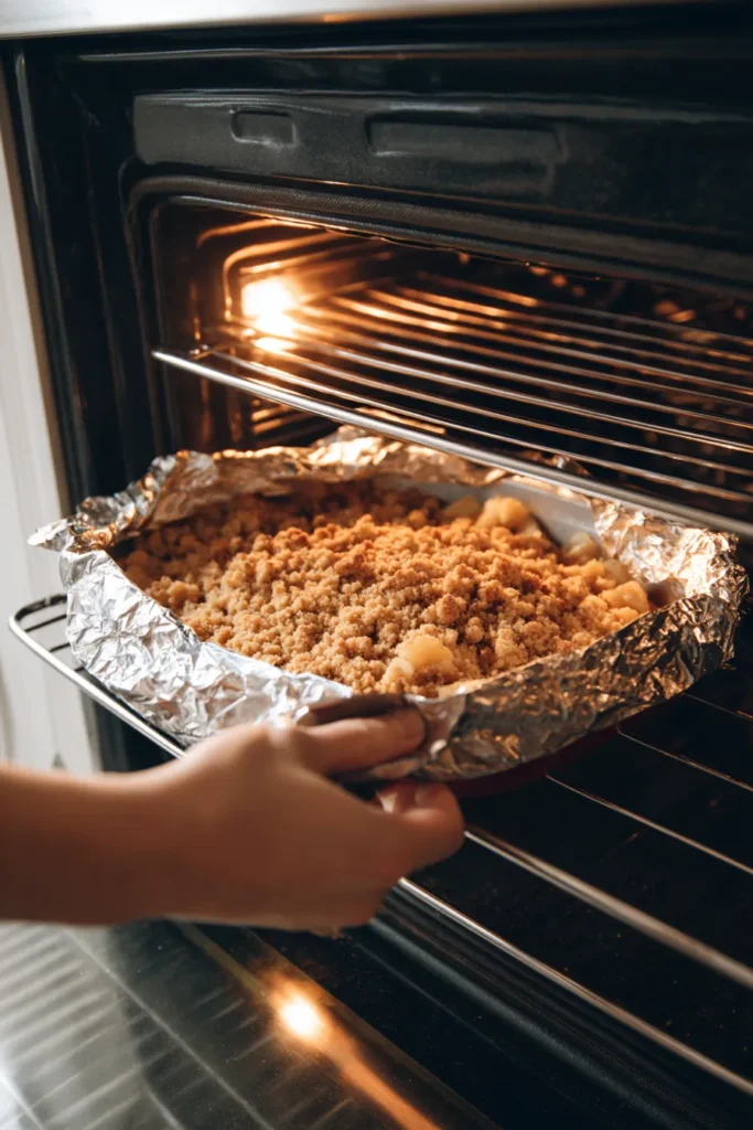 sugar free apple crumble