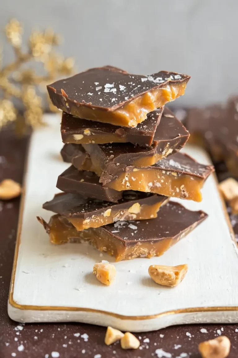 Easy Keto Toffee with Chocolate & Almonds
