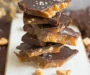 Easy Keto Toffee with Chocolate & Almonds