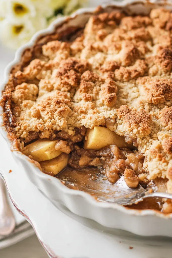 sugar free apple crumble