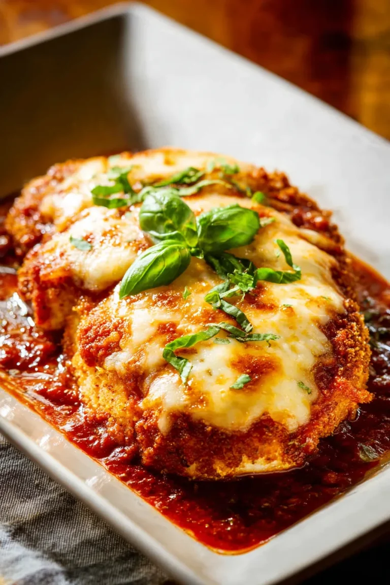 Keto Chicken Parmesan (Crispy Crust, No Breadcrumbs)