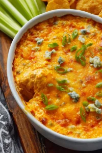 Keto Buffalo Chicken Dip (2.4g Net Carbs)